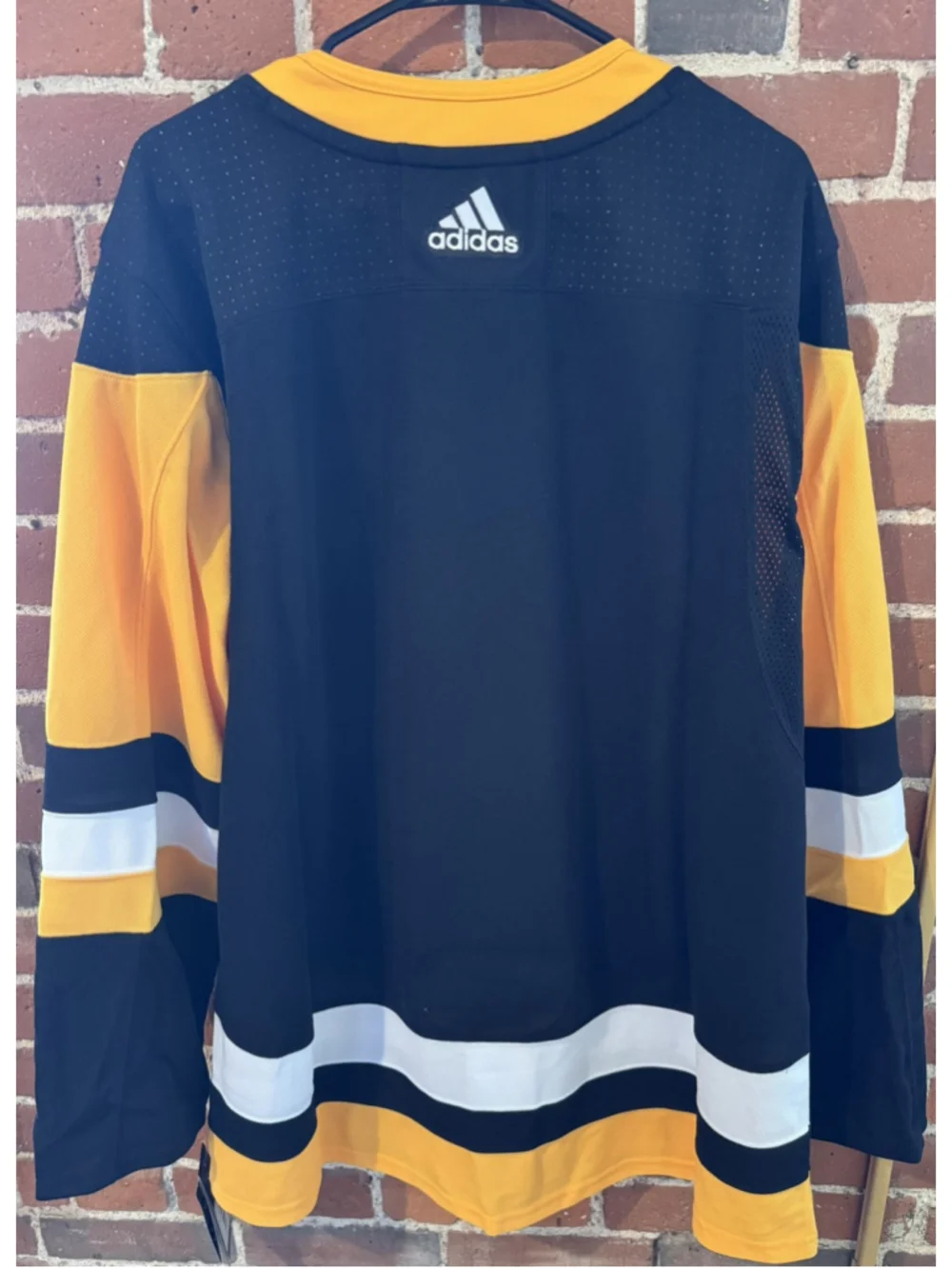 Pittsburgh Penguins Black Adidas Jersey With Fight Strap Size 56 NEW WITH TAGS